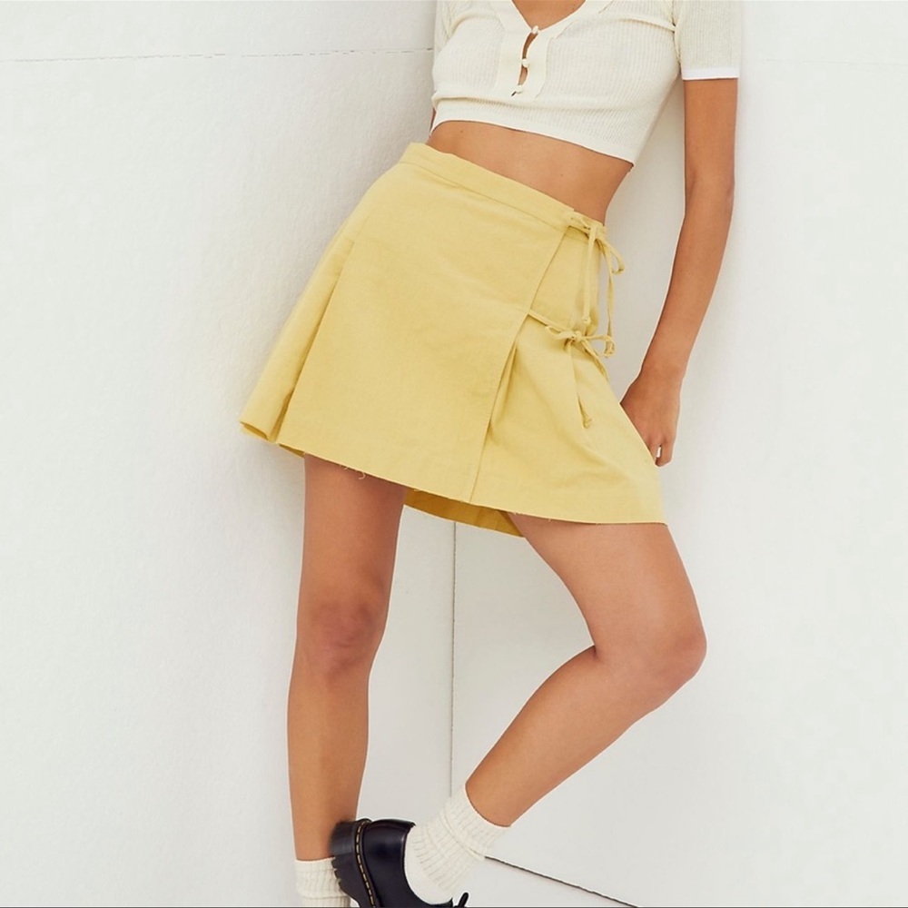Free people acing it mini skirt